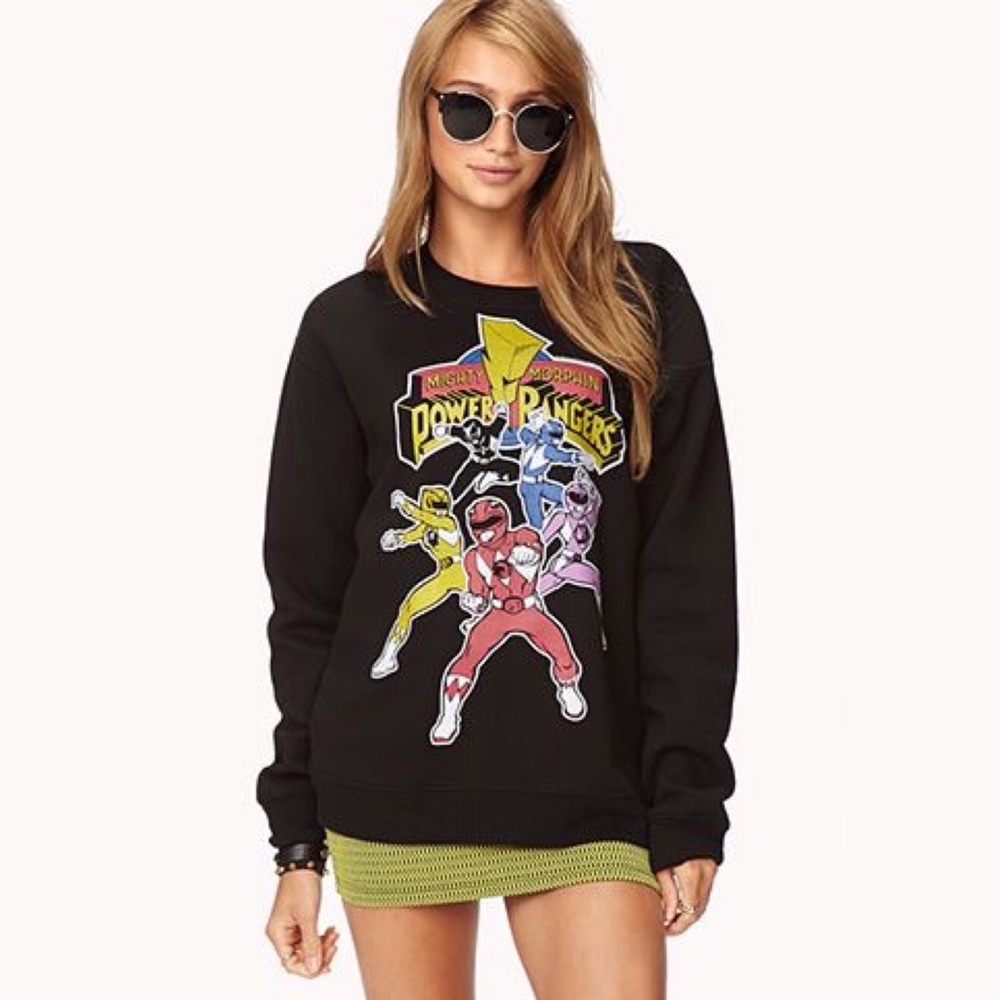 90s Power Rangers Crewneck Sweatshirt